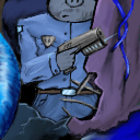 PigCop 3000 Action Figures by TonchyZ