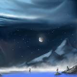 Surreal Night Scene by TonchyZ