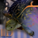 3D Turtle - Maya, Photoshop. by mgkarimi