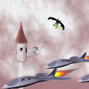 Let's Battle the Bad Bat. by samuelf