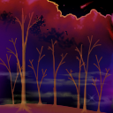 Autumn woods... sort of. by feathre