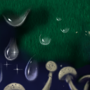 Large Dew On Small Grass by gecko