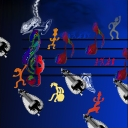 African dancing and hurdygurdy rain ... world music by chimericalgirl