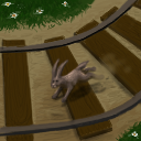 Um... sudden turn... hope the turn doesn't look too out of place. Run, bunny! by gecko