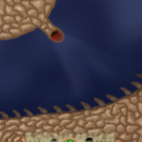 So the sea-dragon continues... Or whatever it is there... Sumthin like an autumn spawned shoggoth... hehehe by VeeRaw