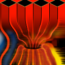 its some sort of interdimensional melty portal. bam. by oranje