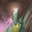 Candle... strange blending going on by gecko
