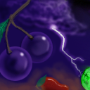 When lightning strikes ...fruit. by gecko