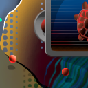 dots, spheres and the Om turtle.... very random by feathre