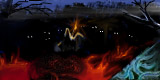 you are not alone in the dark night. by heinzon