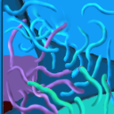 Snakes: This is my first tile for Ice. I have been tiling for Deviantart for a while. I hope I did alright. by ezo