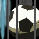Soccor Ball In Prinson by BilboBaggins