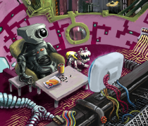 rise of the robots - fall of the robots by fidgit