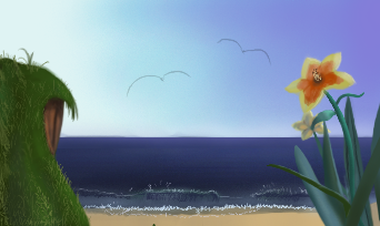 When all at once I saw a crowd, a host, of golden daffodils. by empyrean