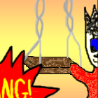 Hey..Cartoony...Weirdness...I have no idea what inspired me to do this. by kittentat