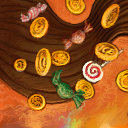 candy & coins by razghul