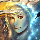 When borders does not inspire me, I do an sci-fi style girl portait tile by TeXeL