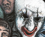 evil clown mask by razghul