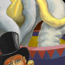 a circus? huh? on a robot quilt? what are you thinking? you're crazy...have i been typing to myself again? by carishon