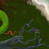 Twilight on the shore of an ocean by dubious intellect