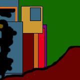 My first tile... done in a hurry =( by nessahead