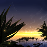 tropical view by kirbyUFO