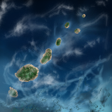 archipelago from space by kirbyUFO