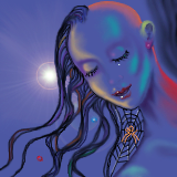 hair, spider and impossible lighting by dubious intellect