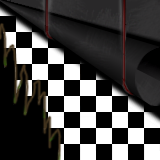 When I checked it out there was white space in my upper left corner, when I checked it back in there wasn't anymore. So it probably doesn't fit very well, sorry 'bout that... by takkie