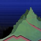 trail up the mountain by Yummy