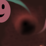 How does this purple little fellow stay alive near such a horrible black-hole? by takkie