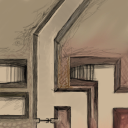 Nothing Special. Just a staircase below one of the other paths... Top to bottom view... by Primal_r