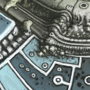 biomechanic structures, chewing on themselves by razghul