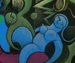 femme bleu by razghul