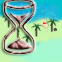 Time wastes away on the beach by Syzygy