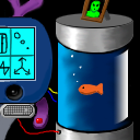 I used gradient on the glass tube.....yeah..I know, I'm ashamed of myself by DiTsHiP