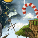 Storm's a brewin'... Candy Cane's a swayin'... by italianize