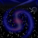 nebula and mini black hole by Ice Punk