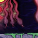 Pink and Purple snakes alive! by Syclone