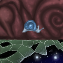 Snail in space by ezo