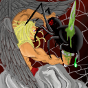 Im sure angels have better foes to fight, but hey...it makes for an interesting piece :D by so0l