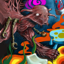 seventies retro style finally dies and goes to hell, not to satan's amusement. by fidgit