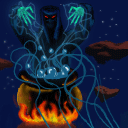 ooh the wizard on the rock (hard starting image, hope it works out) :D by so0l