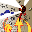 purple man is not cool by AppleHaven