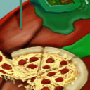 pizza... by Atarianimo