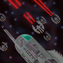 "Intergalactic Showdown" Hey! I finally created something presentable! by Gene