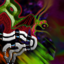 mmm, its some sort of robotic space praying mantis.  yeah, you heard me... by oranje