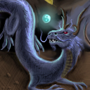 Blue Chinese Dragon by gecko
