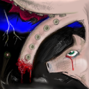 The Sad Pig And His Octupus Mutation... (ehh?) by Primal_r