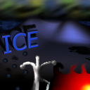 Its a stick guy doing the "mid air Trinity kick" (a la Matrix). Oh and a neato background too. by Fydo